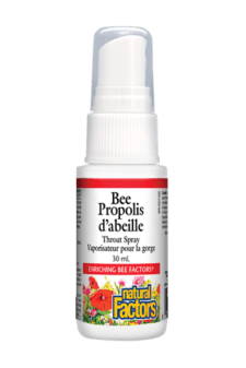 Natural Factors Bee Propolis Throat Spray 30ml