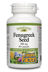 Natural Factors Fenugreek Seed 90s