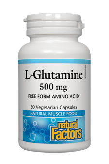Micronized L-Glutamine Amino Acid 500 mg