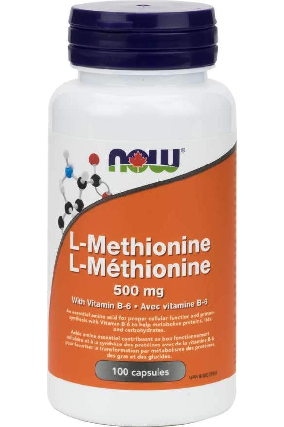 NOW L-Methionine 500mg 100s