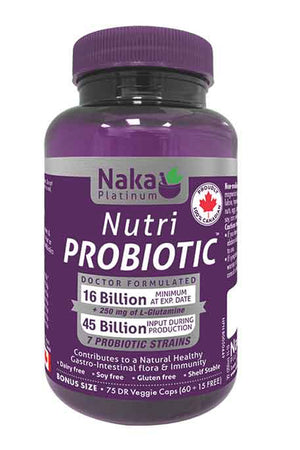 Naka Nutri Probiotic 75s Bonus Size (60 + 15 Free)