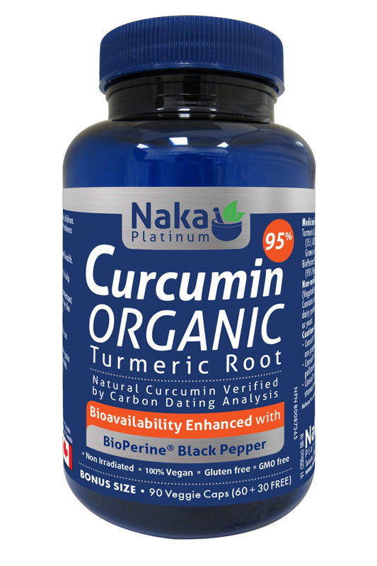 Naka Organic Turmeric Root 90s