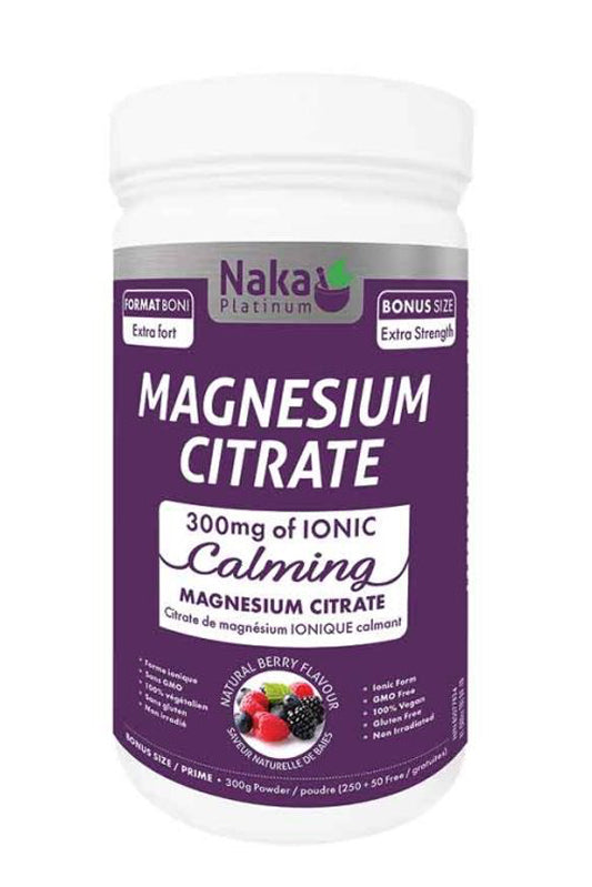 Naka Plat Magnesium Citrate Calming 300g Bonus Size (250 + 50 Free)