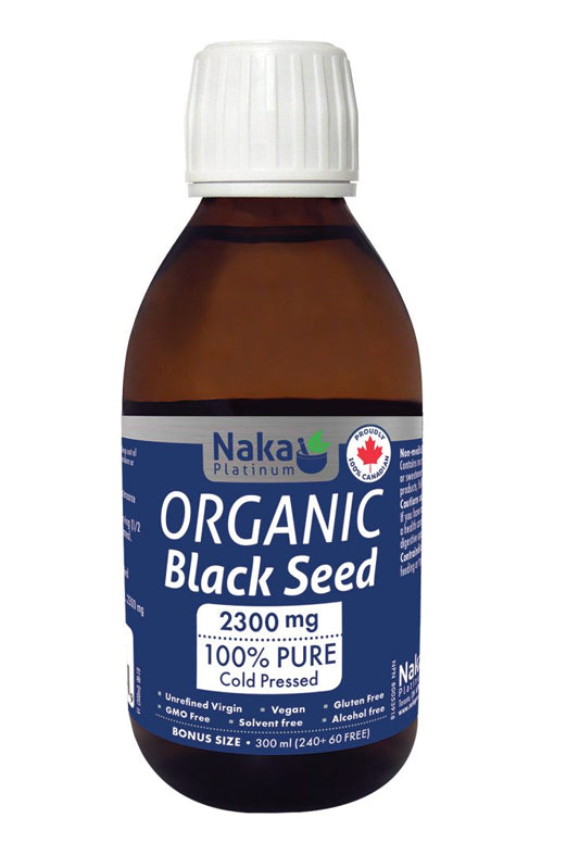 Naka Platinum Black Seed 2300mg 300ml Bonus Size (240 + 60 Free)