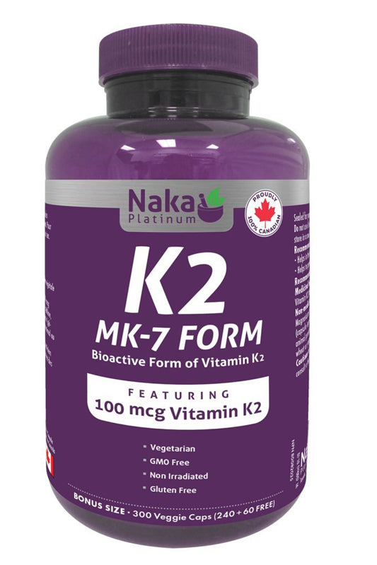Naka Platinum Vitamin K2 (MK-7) 100mcg 300s