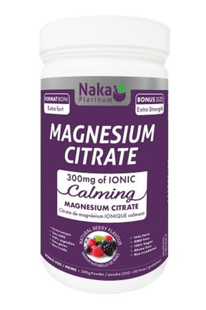 Naka Pro Mg12 Calming Magnesium Citrate 600g - Berry Flavour