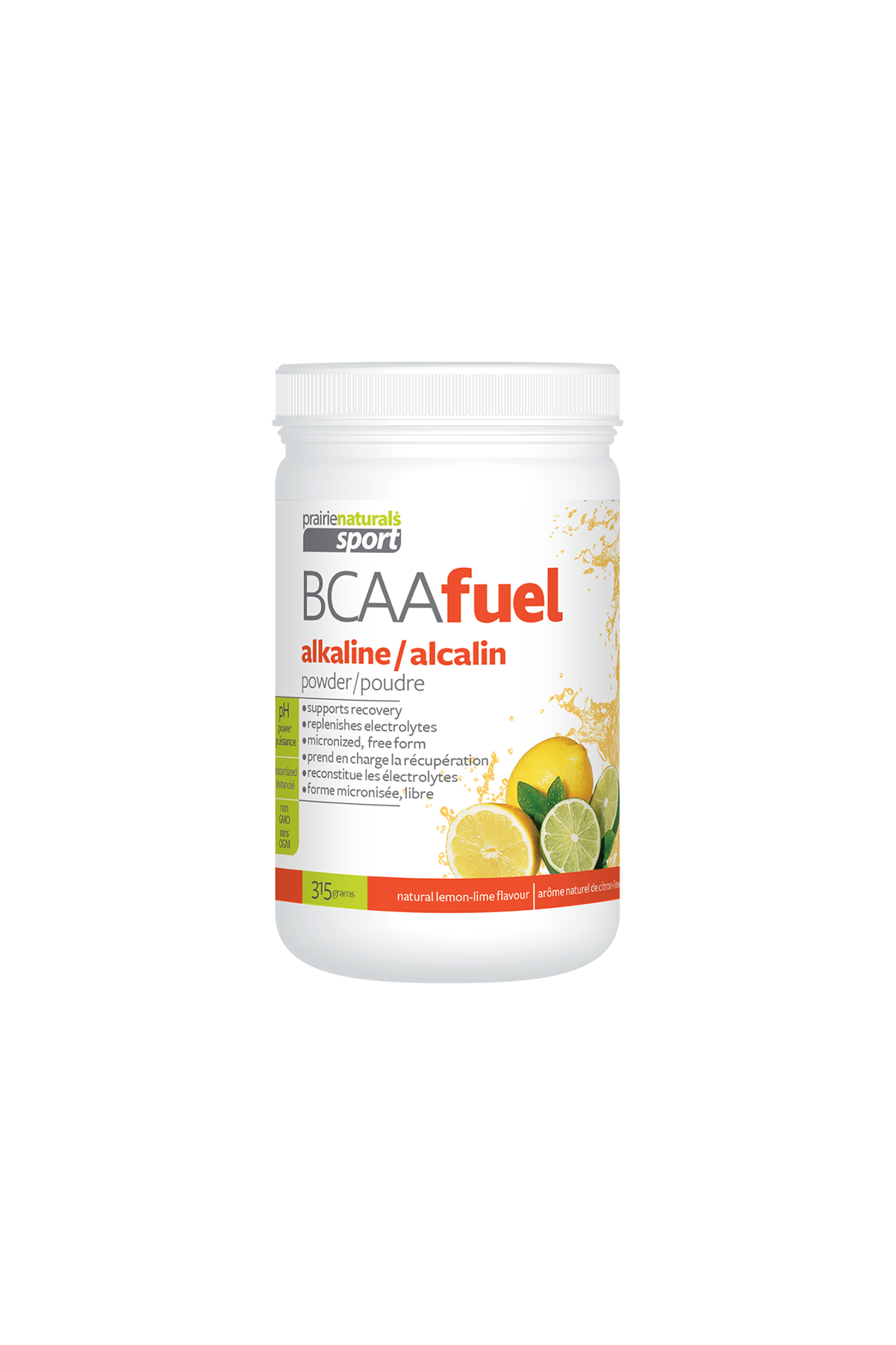 BCAA Fuel pH Balanced - Natural Lemon Lime Flavour 315g