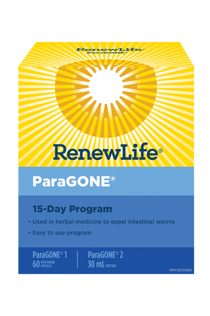 Renew Life® ParaGONE®, 15 Day Anti-Parasite Cleansing Program