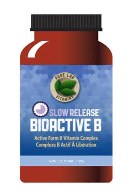 Pure Lab Vitamins Bioactive B Slow Release 120s