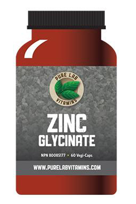 Pure Lab Vitamins Zinc Glycinate 60s