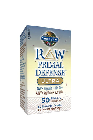 Garden of Life Raw Primal Defense Ultra Probiotic Formula 50 Billion 60s