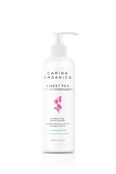 Carina Organics Sweet Pea Daily Moisturizing & Hydrating Skin Cream 250ml