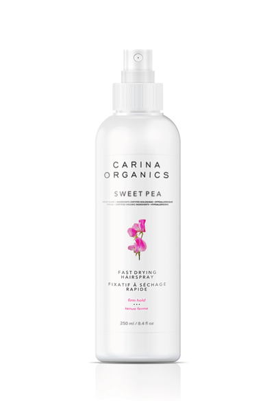 Carina Organics Sweet Pea Fast Drying Hairspray 250ml