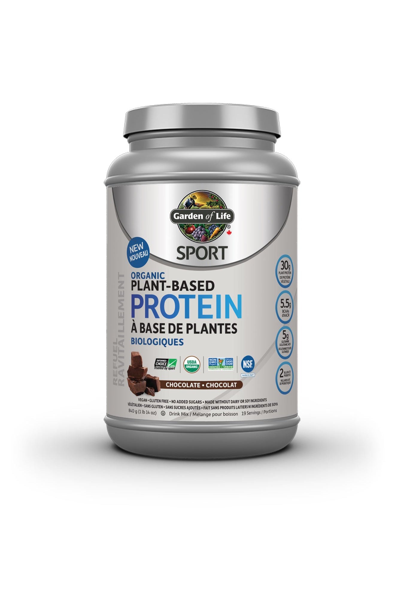 Garden of Life Sport Plant-Based Protein Chocolate 840g