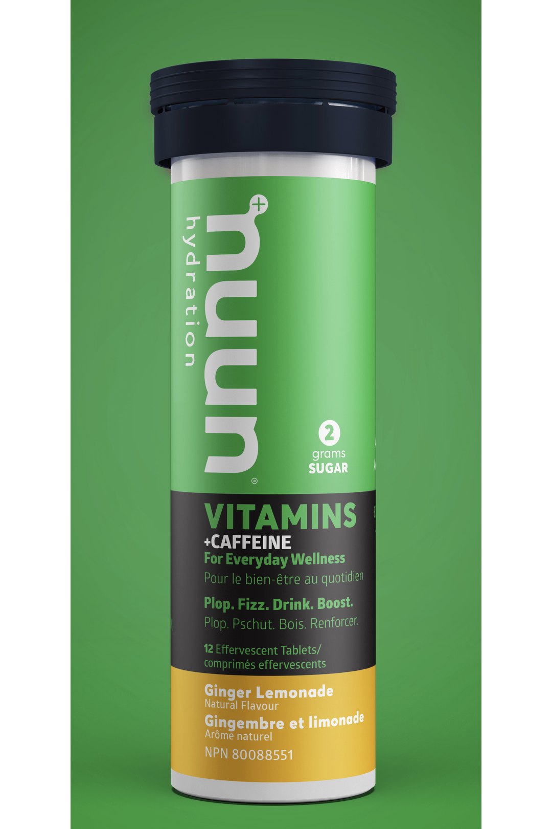 Nuun Vitamins with Caffeine Ginger Lemonade