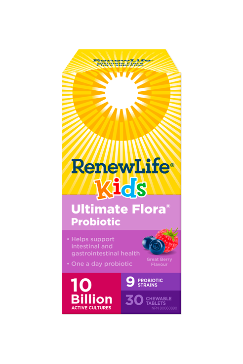 Renew Life® Ultimate Flora® Kids Probiotic, 10 Billion Active Cultures 30s