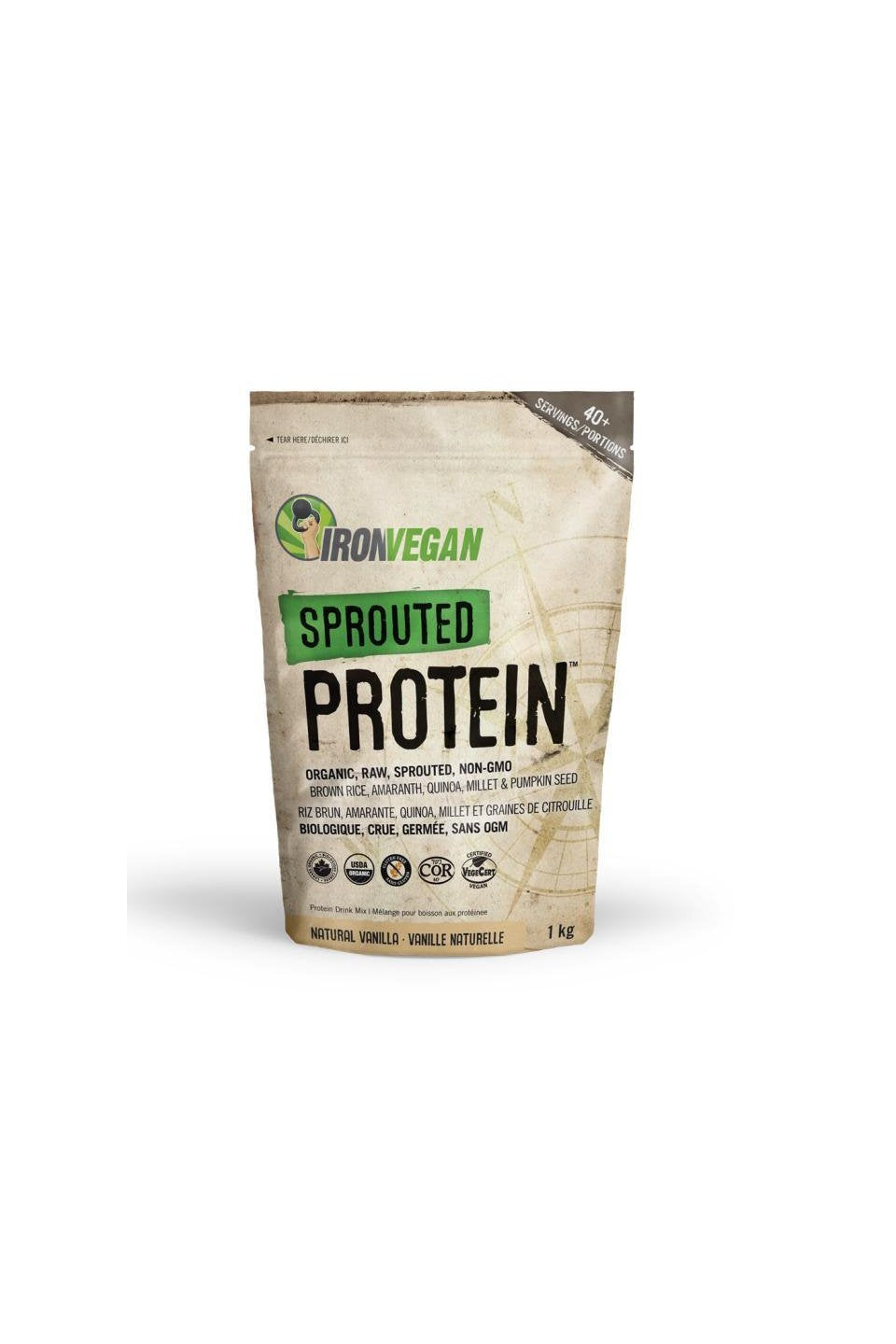 Iron Vegan Sprouted Protein Vanilla 1kg
