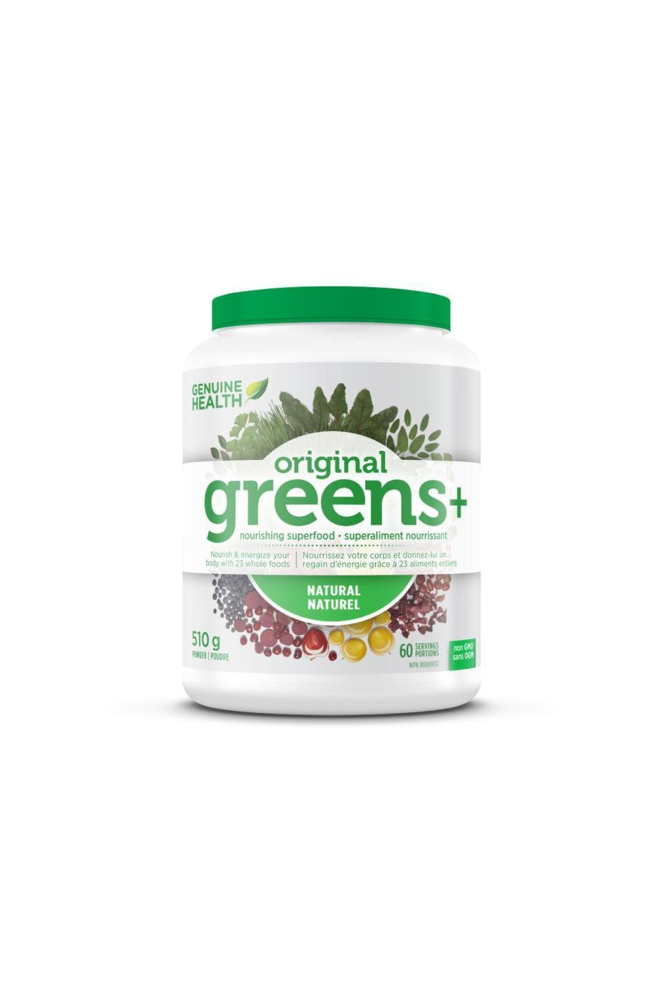 Genuine Health Greens+ Natural Flavour 510g