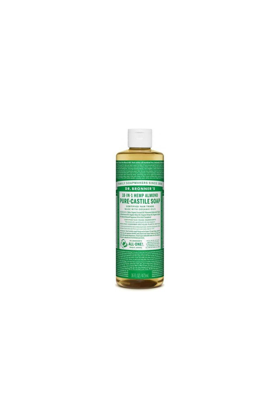 Dr Bronner's Castile Soap Almond 473ml