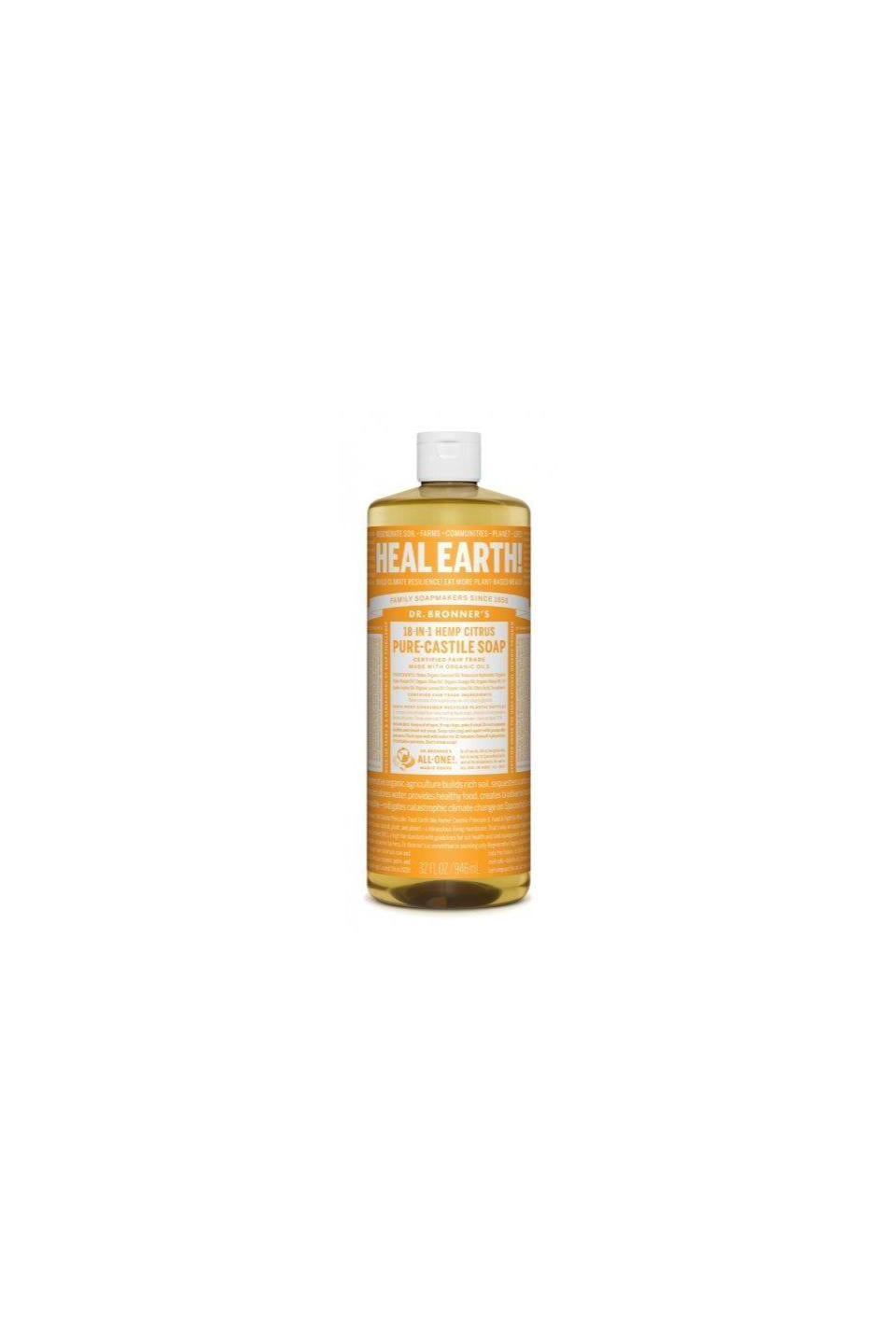 Dr Bronner's Castile Soap Citrus 944ml