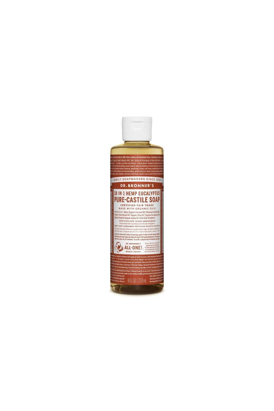 Dr Bronner's Castile Soap Eucalyptus 236ml