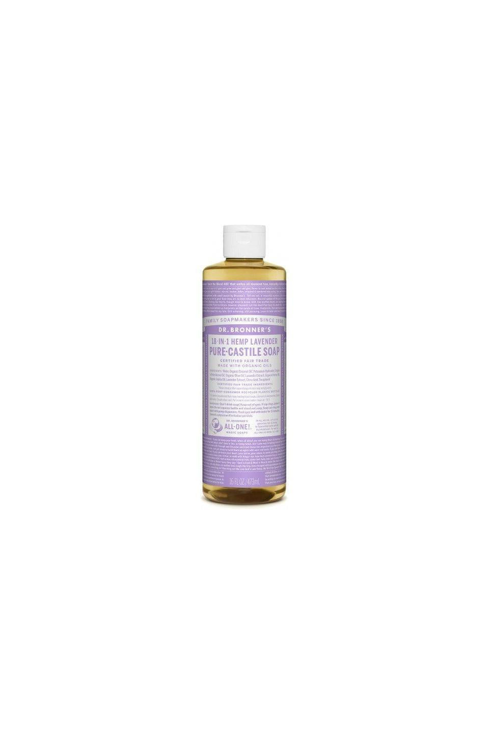 Dr Bronner's Castile Soap Lavender 473ml