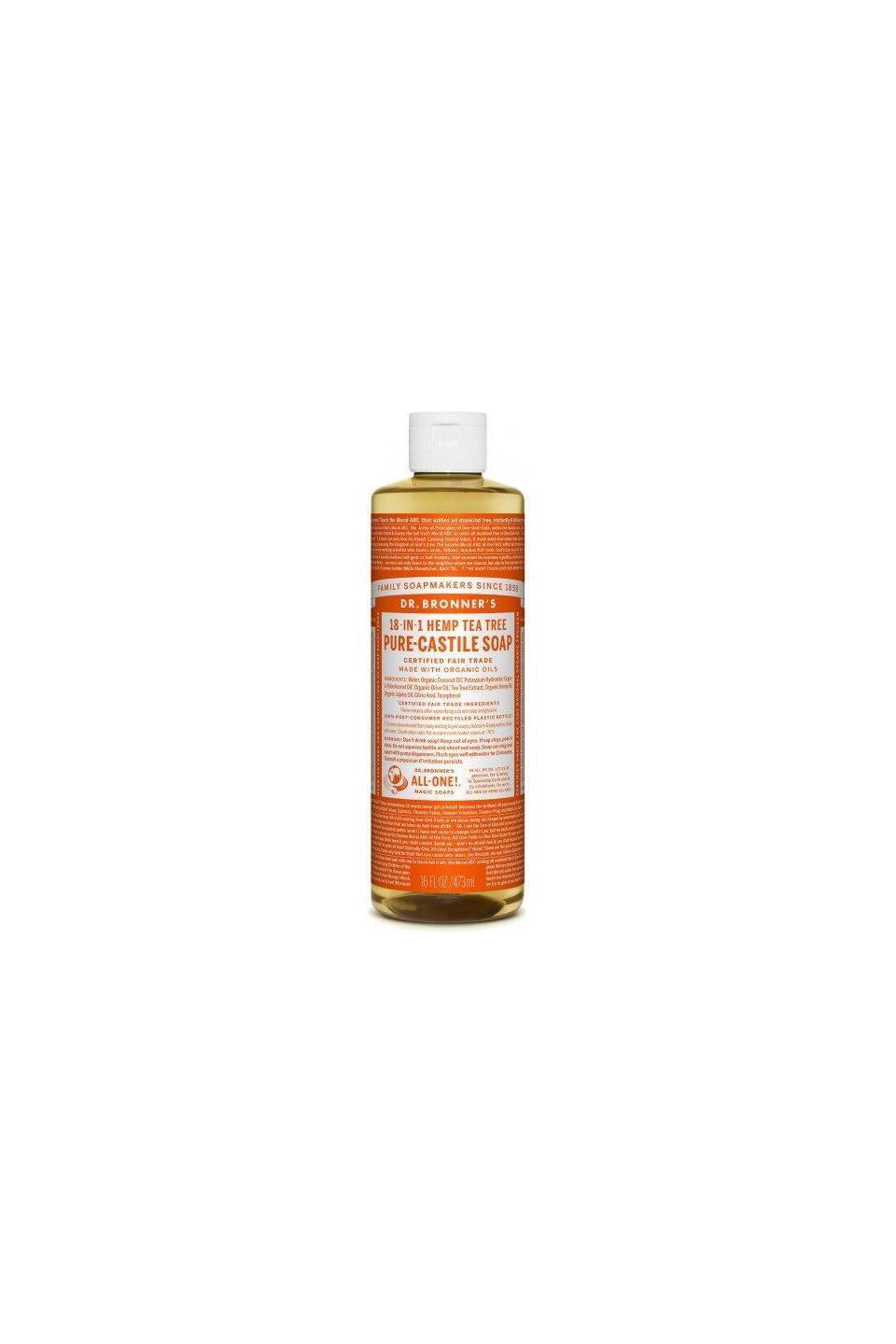 Dr Bronner's Castile Soap Tea Tree 473ml