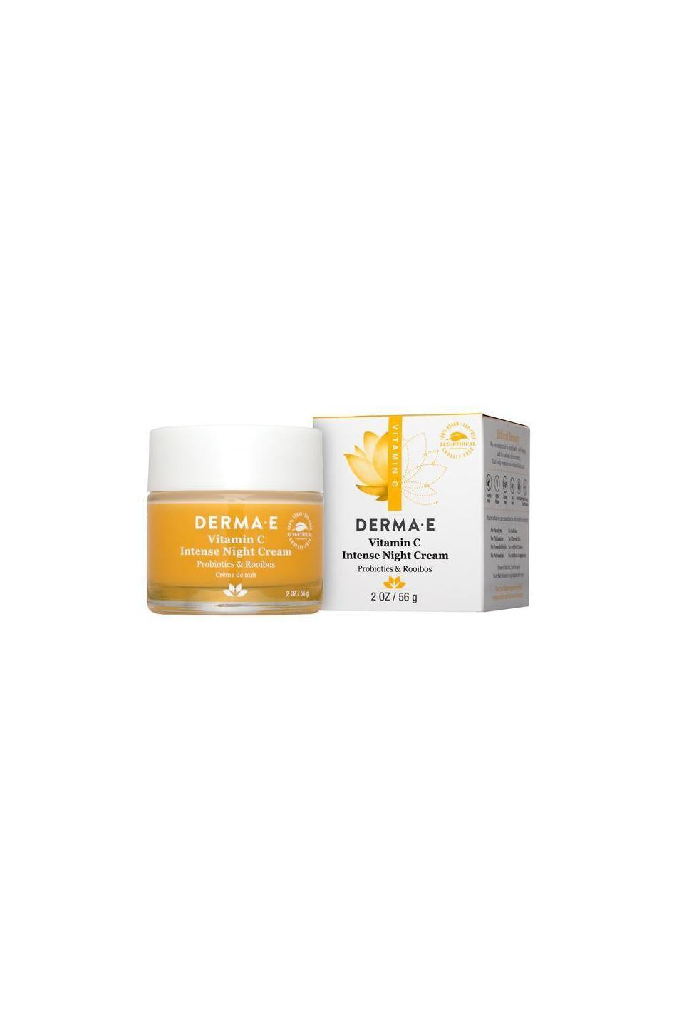 Derma E Vitamin C Intense Night Cream (Probiotics & Rooibos) 56g