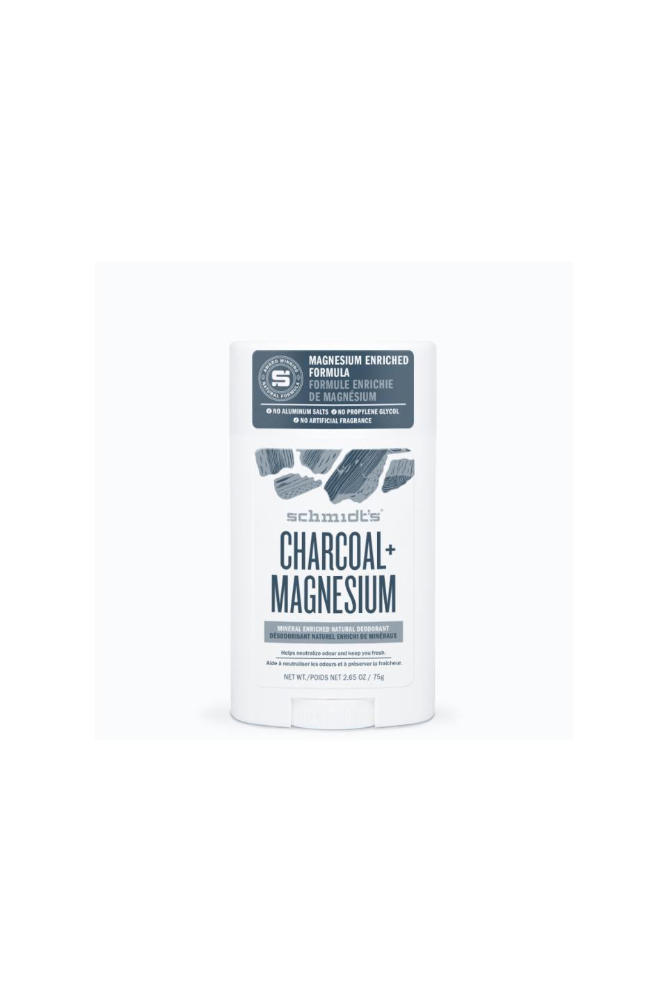Schmidt's Charcoal + Magnesium Deodorant Stick 3.25oz