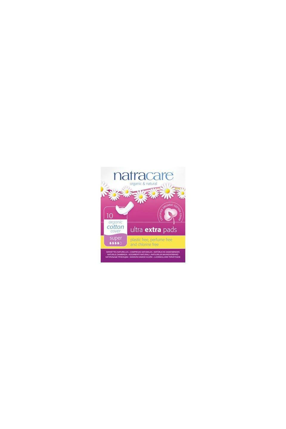 Natracare Ultra Extra Pads 10ct