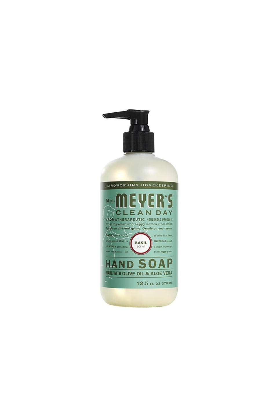Mrs Meyer's Clean Day Hand Soap Basil 370ml