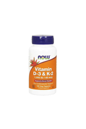 NOW Vitamin D3 & K2 120s