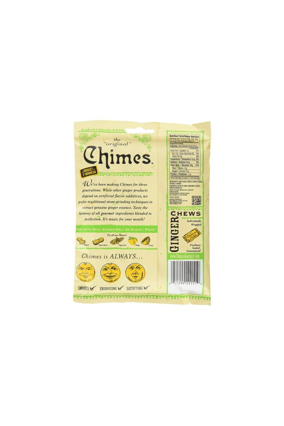 Chimes Mango Ginger Chews 141.8g