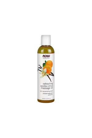 NOW Refreshing Vanilla Citrus Massage Oil 237ml