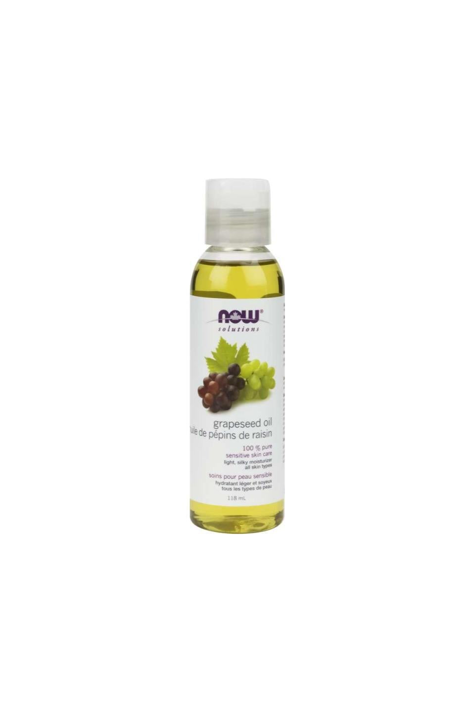 Now 100% Pure Grapeseed Oil 118mL