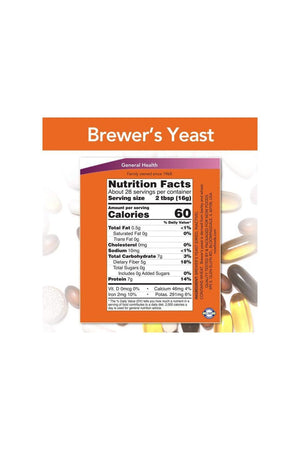 NOW Brewer's Yeast Powder 454g