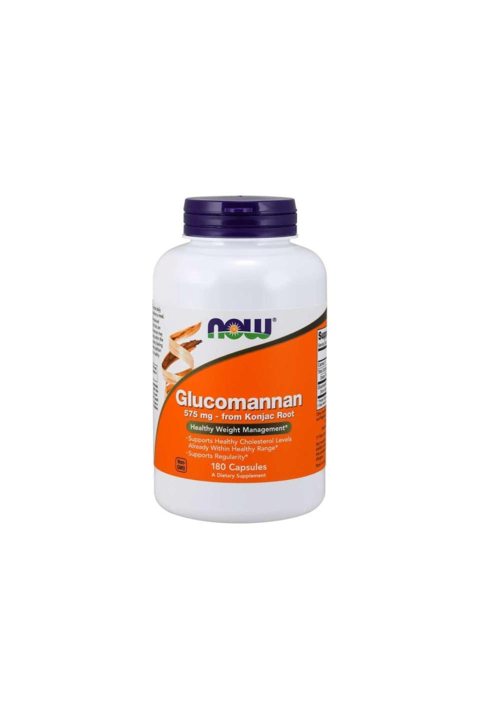 NOW Glucomannan 575mg - from Konjac Root 180s