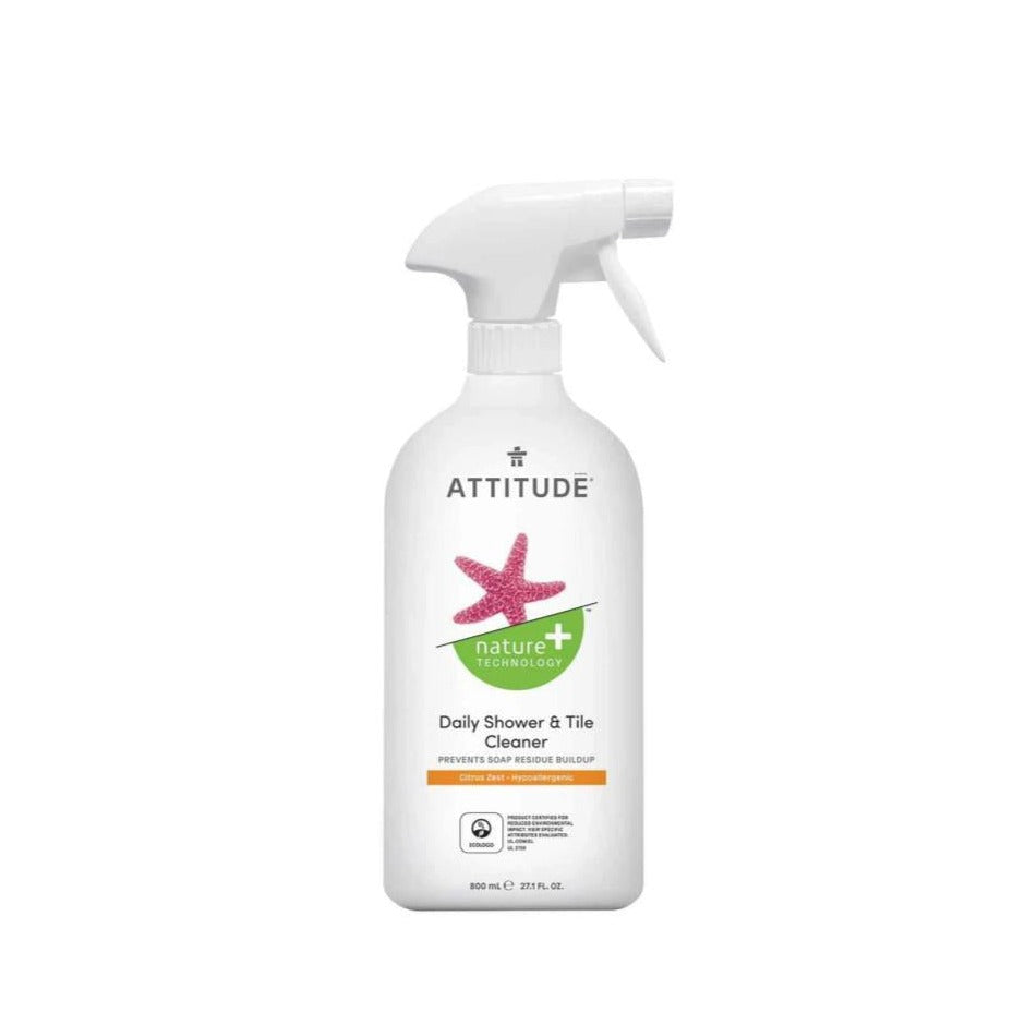 Attitude Nature+ Daily Shower & Tile Cleaner - Citrus Zest 800ml