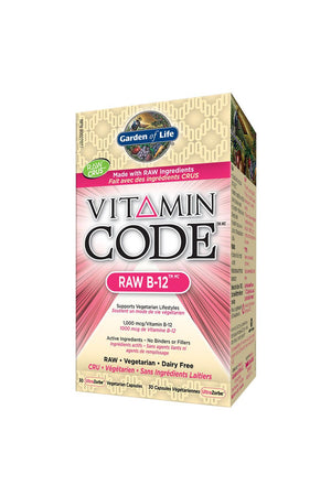 Garden of Life Vitamin Code Raw B-12 30s