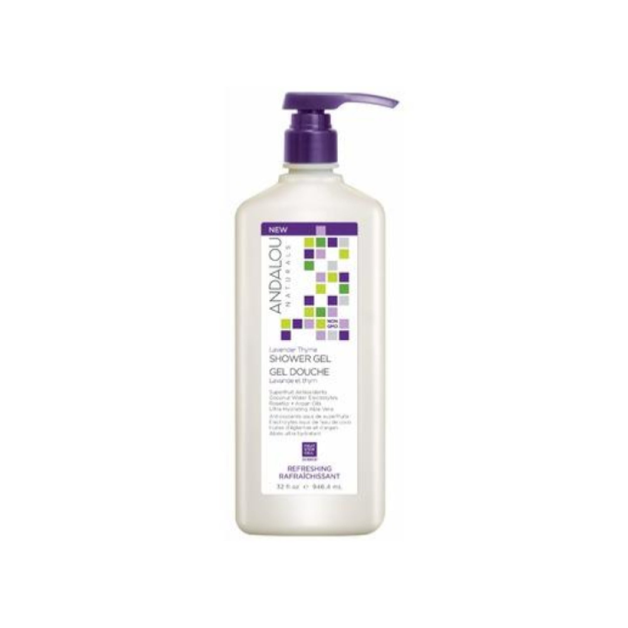 Andalou Lavender Thyme Refreshing Shower Gel 946ml