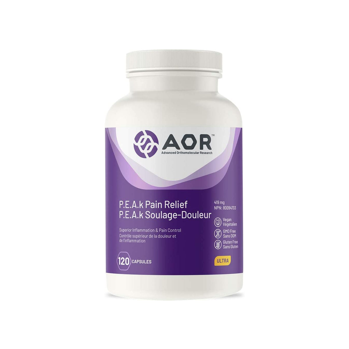 AOR P.E.A.k Pain Relief 120s