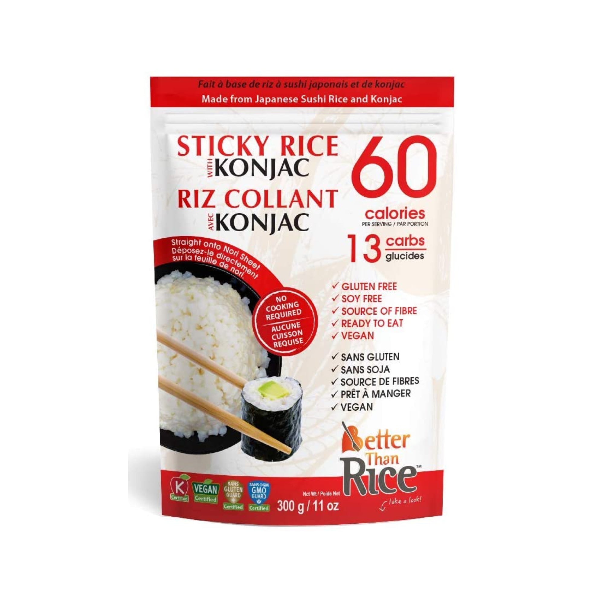 Better Than Rice Japanese Sticky Rice with Konjac 300g