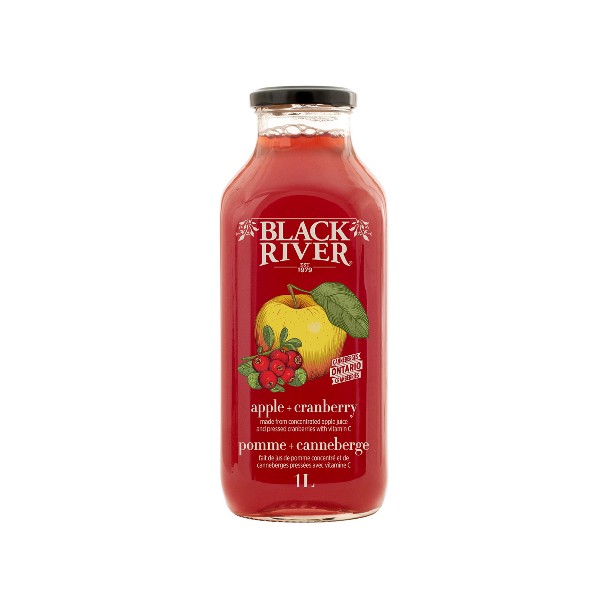 Black River Apple & Cranberry Juice 1L