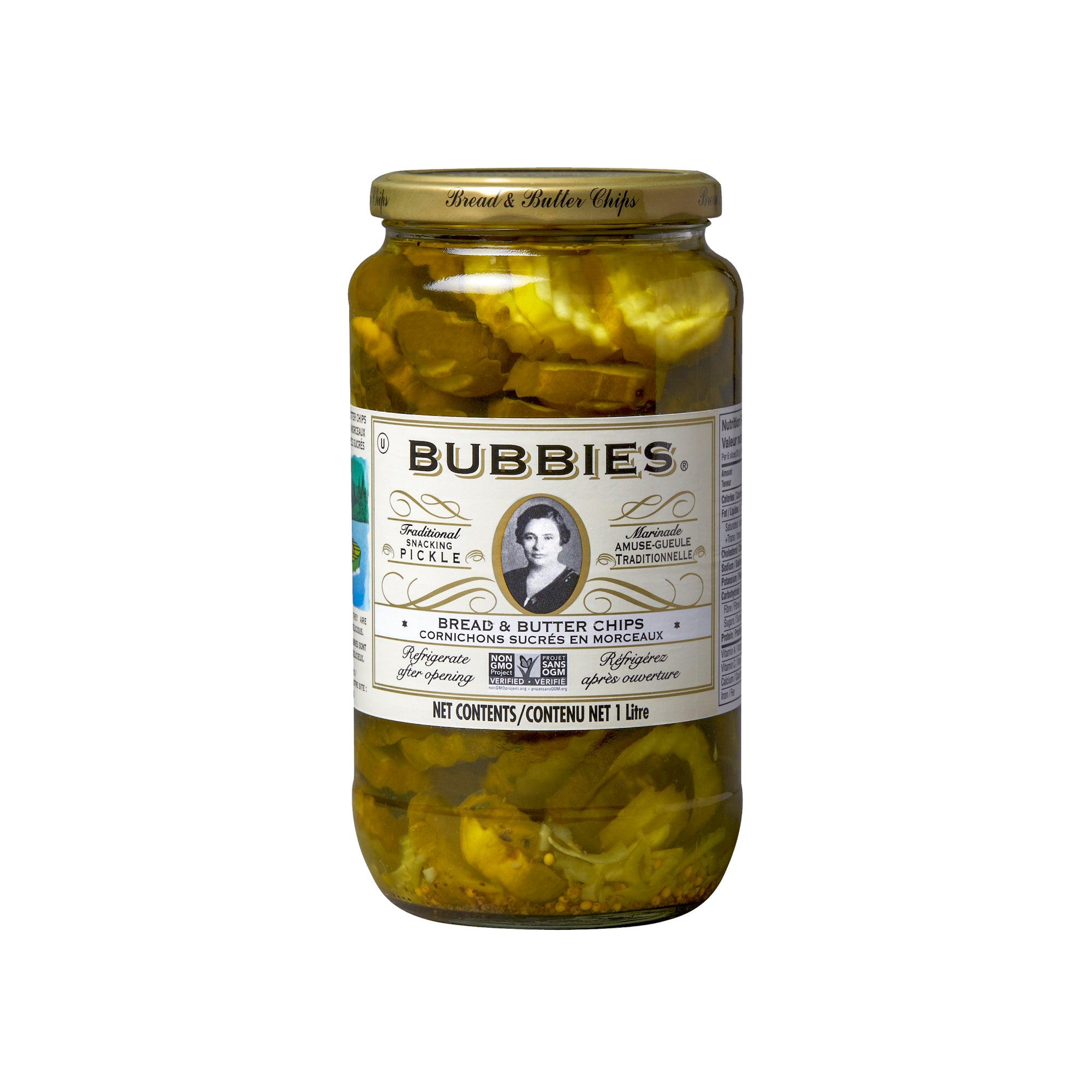 Bubbies Bread & Butter Pickles 1L