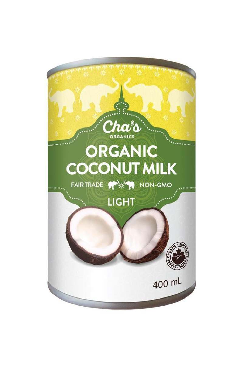 Cha's Organics Light Coconut Milk 400ml
