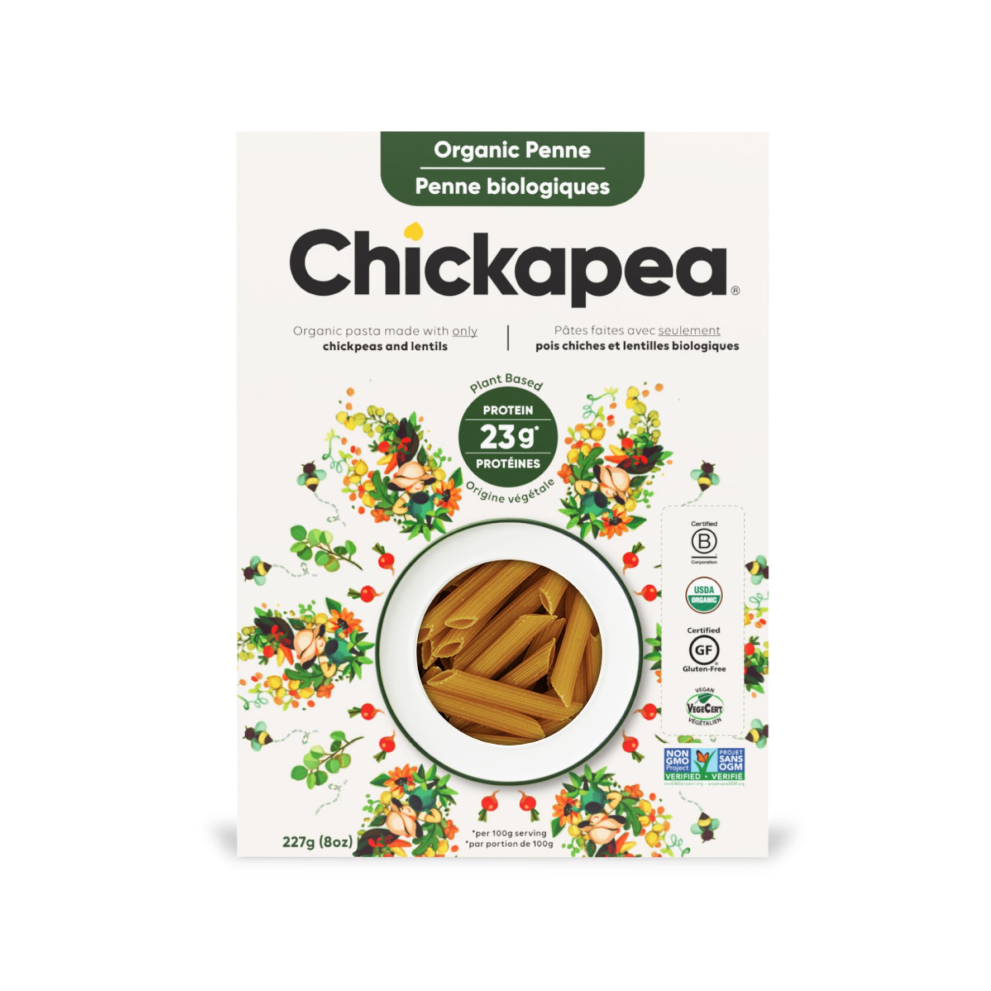 Chickapea Organic Penne Pasta 227g