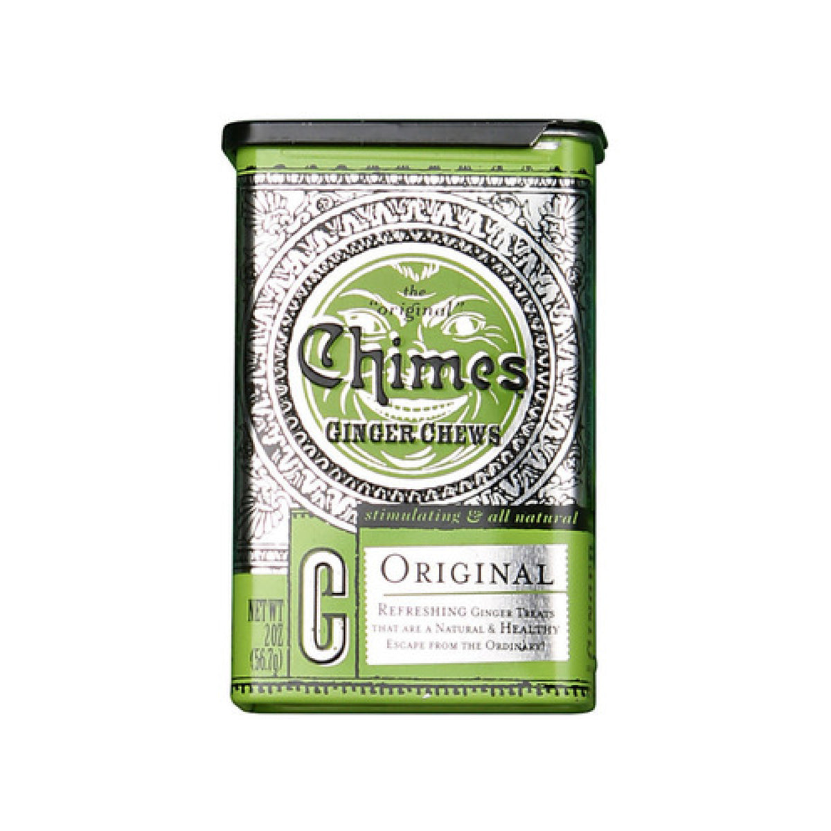Chimes Original Ginger Chews Tin Fiddleheads Health and Nutrition
