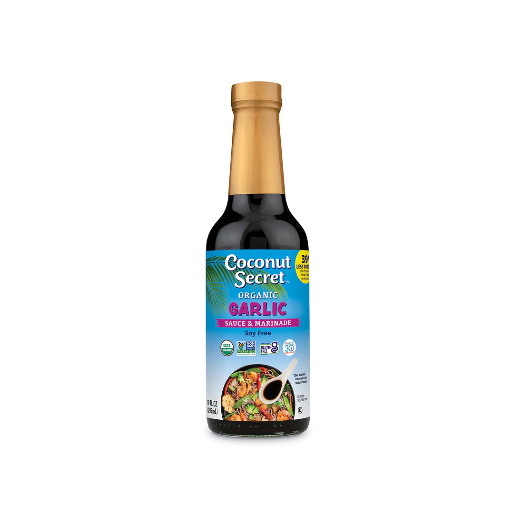 Coconut Secret Organic Garlic Sauce & Marinade 296ml