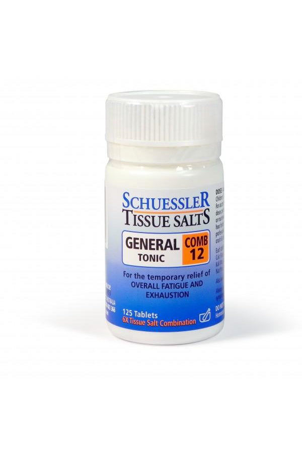 Martin & Pleasance Schuessler Tissue Salts Comb 12 125s