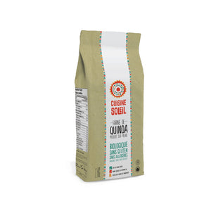 Product image of Cuisine Soleil organic Quinoa Flour 1kg bag - old packaging.